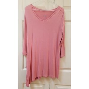 LOGO by Lori Goldstein asymmetrical tunic …